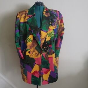 VINTAGE Marcella Priani Colourful Blazer